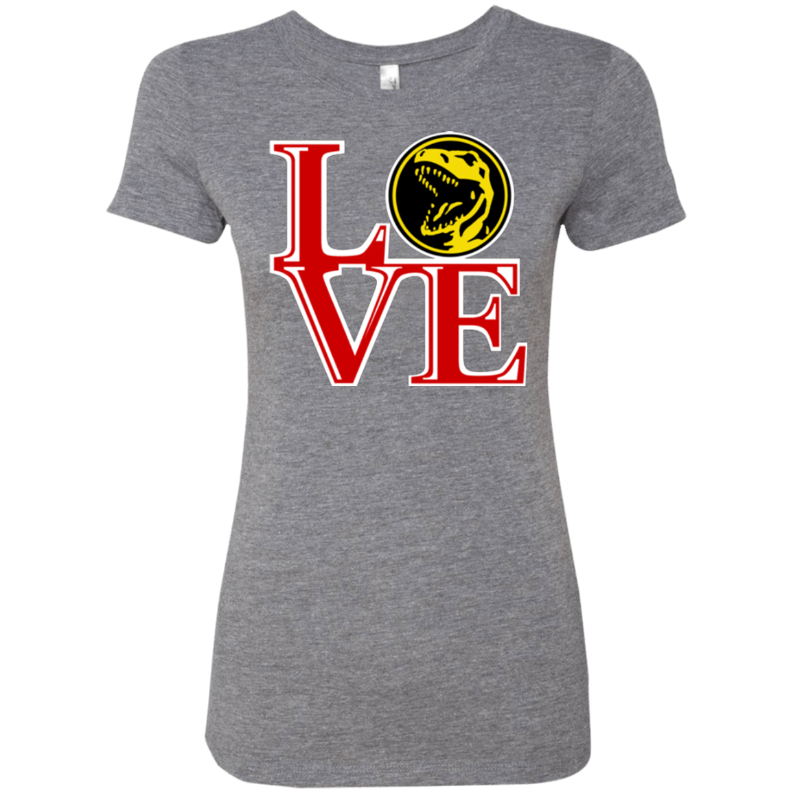 T-Shirts Premium Heather / Small Red Ranger LOVE Women's Triblend T-Shirt