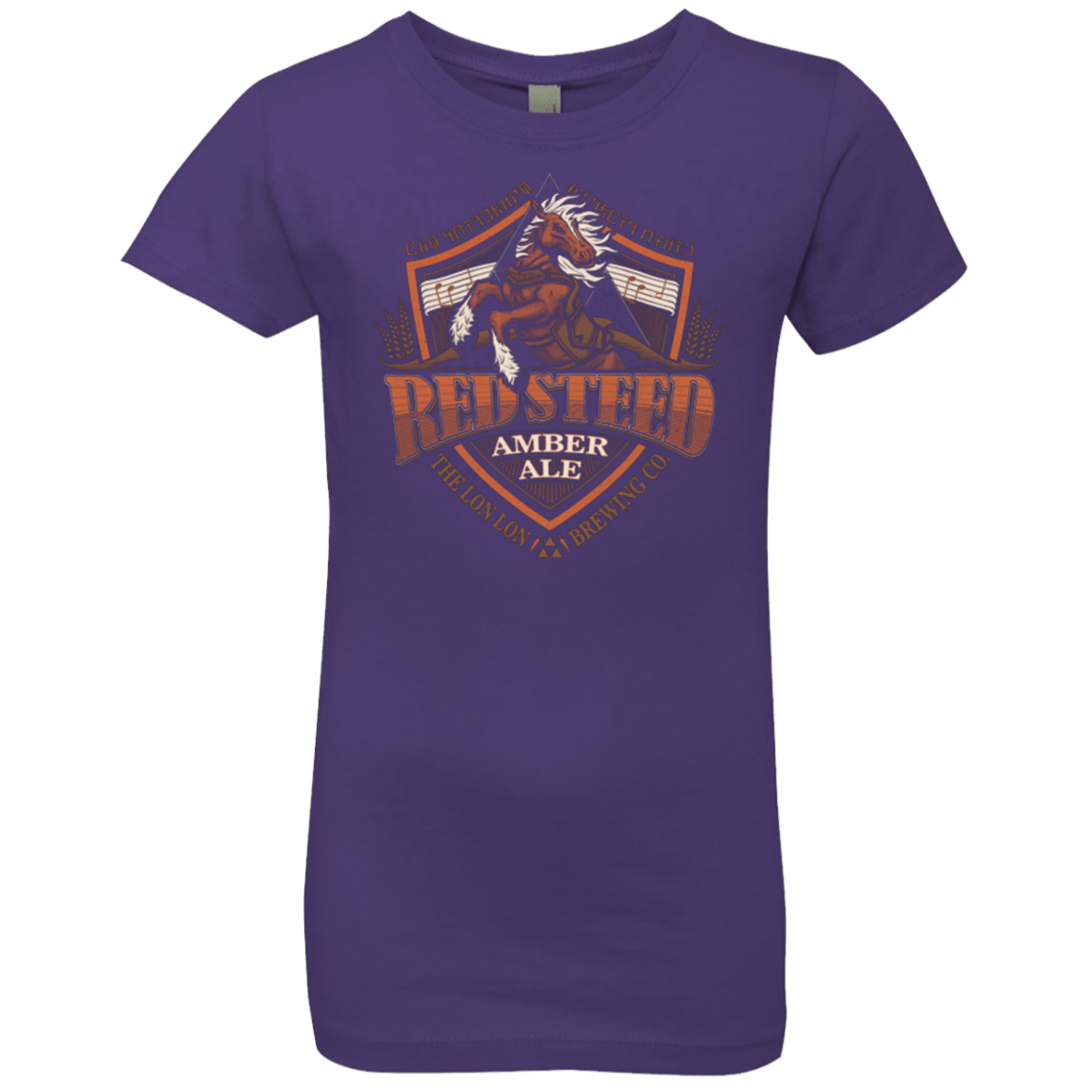 T-Shirts Purple Rush / YXS Red Steed Amber Ale Girls Premium T-Shirt