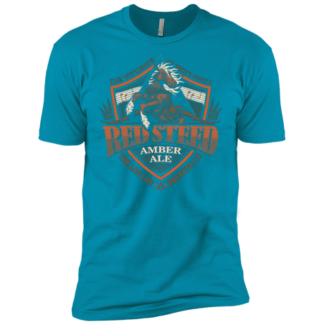 T-Shirts Turquoise / X-Small Red Steed Amber Ale Men's Premium T-Shirt