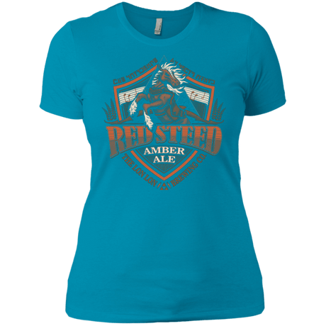 T-Shirts Turquoise / X-Small Red Steed Amber Ale Women's Premium T-Shirt