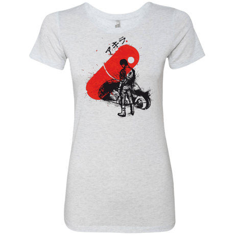 T-Shirts Heather White / Small RED SUN AKIRA Women's Triblend T-Shirt