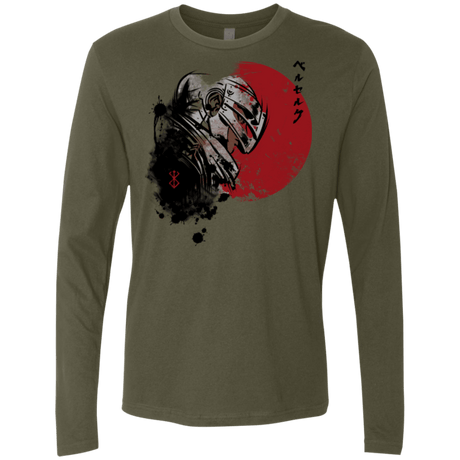 T-Shirts Military Green / Small Red Sun Guts Men's Premium Long Sleeve