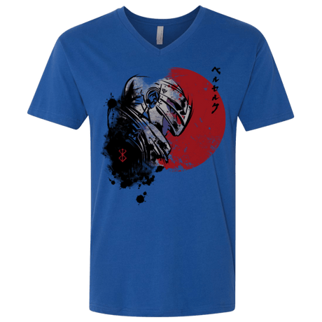 T-Shirts Royal / X-Small Red Sun Guts Men's Premium V-Neck