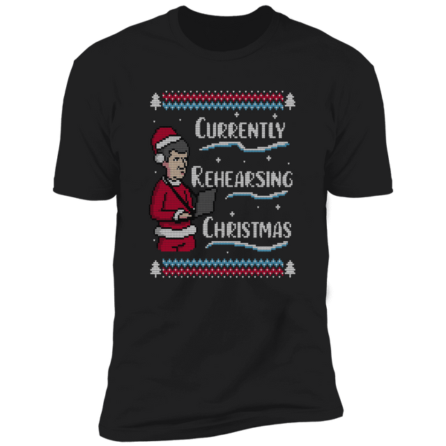 T-Shirts Black / X-Small Rehearsing Christmas Men's Premium T-Shirt