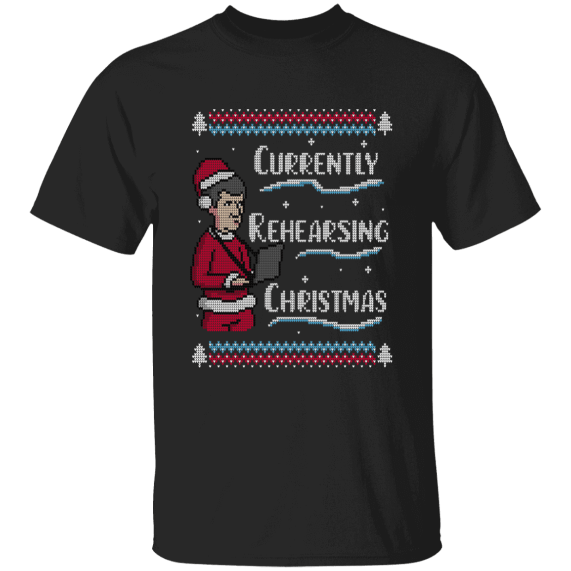 T-Shirts Black / YXS Rehearsing Christmas Youth T-Shirt