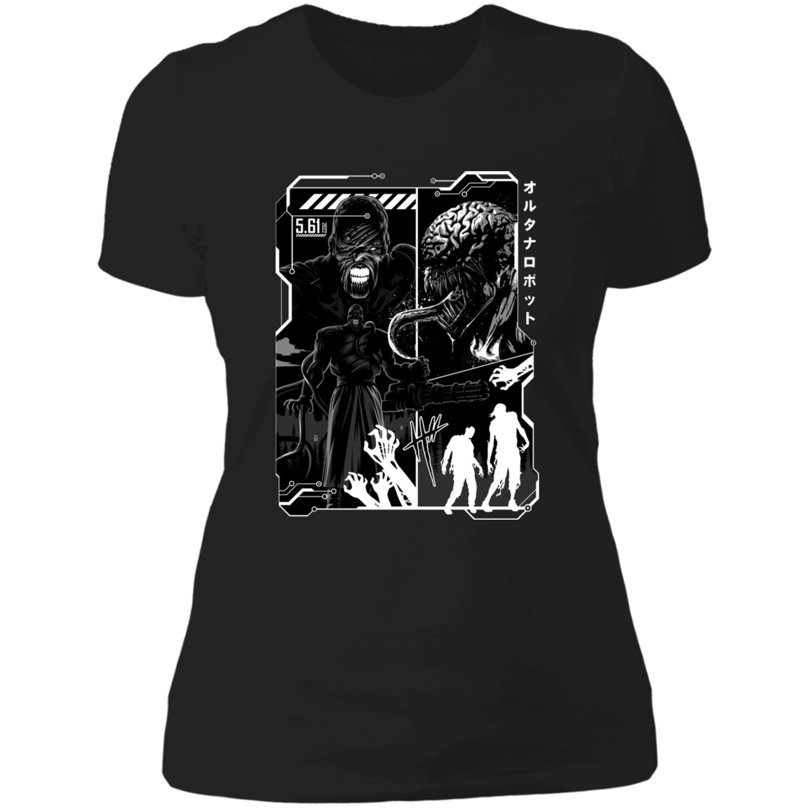 T-Shirts Black / X-Small Resident Manga Women's Premium T-Shirt