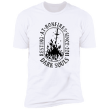 T-Shirts White / S Resting at Bonfires Men's Premium T-Shirt
