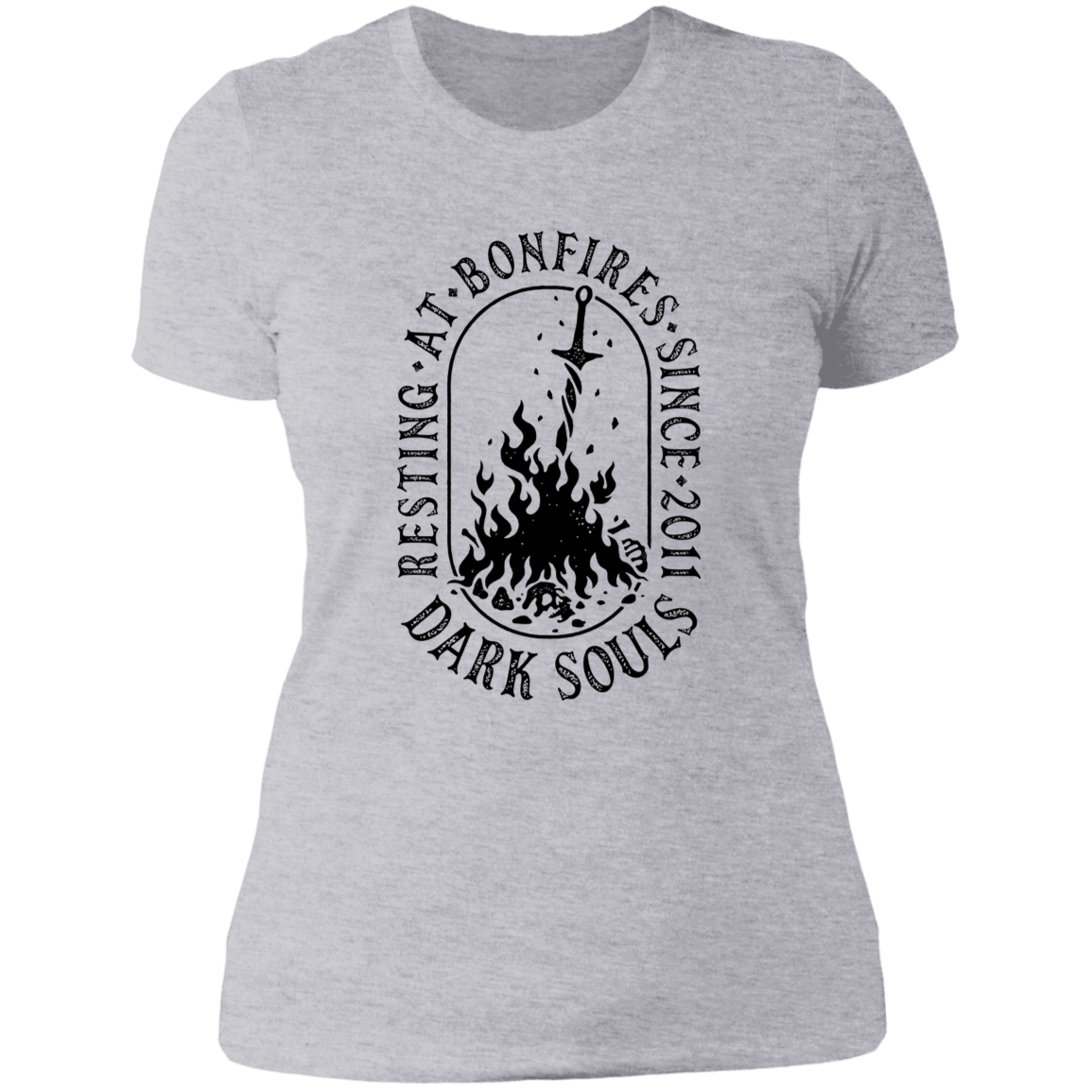 T-Shirts Heather Grey / S Resting at Bonfires Women's Premium T-Shirt