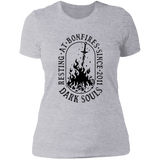 T-Shirts Heather Grey / S Resting at Bonfires Women's Premium T-Shirt