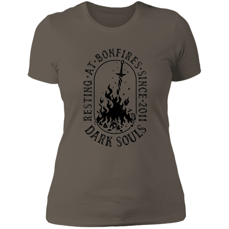 T-Shirts Warm Grey / S Resting at Bonfires Women's Premium T-Shirt