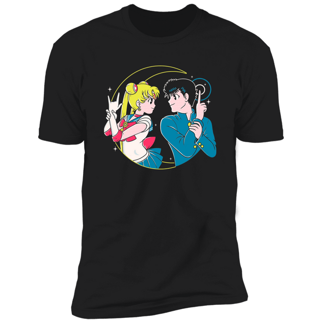 T-Shirts Black / X-Small Retro Battle Anime Men's Premium T-Shirt