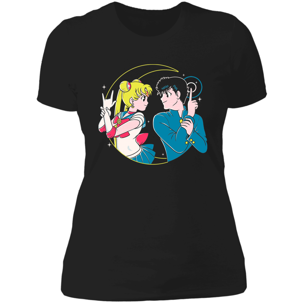 T-Shirts Black / X-Small Retro Battle Anime Women's Premium T-Shirt