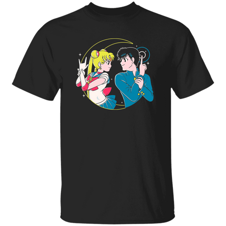 T-Shirts Black / YXS Retro Battle Anime Youth T-Shirt