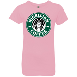 T-Shirts Light Pink / YXS Rigellian Coffee Girls Premium T-Shirt