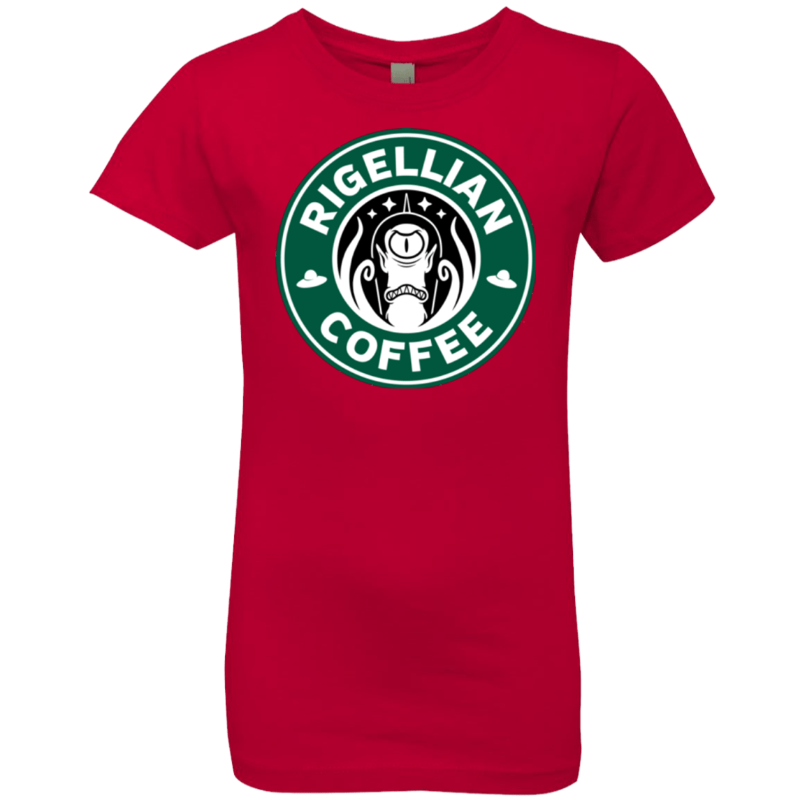T-Shirts Red / YXS Rigellian Coffee Girls Premium T-Shirt