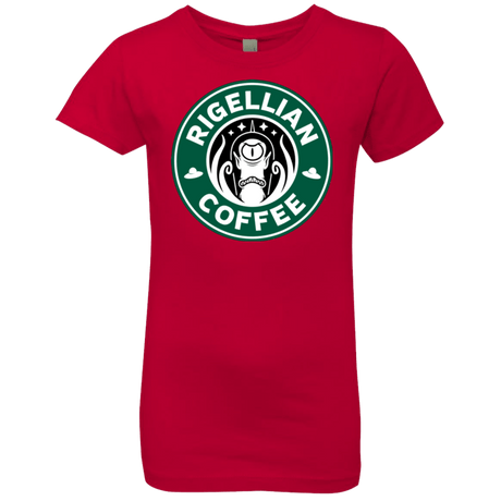T-Shirts Red / YXS Rigellian Coffee Girls Premium T-Shirt