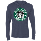 T-Shirts Vintage Navy / X-Small Rigellian Coffee Triblend Long Sleeve Hoodie Tee