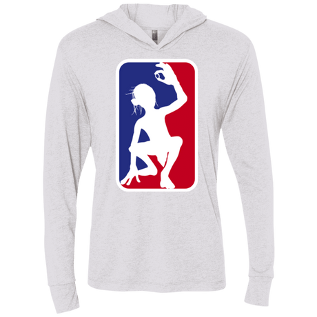 T-Shirts Heather White / X-Small Ring Finders League Triblend Long Sleeve Hoodie Tee