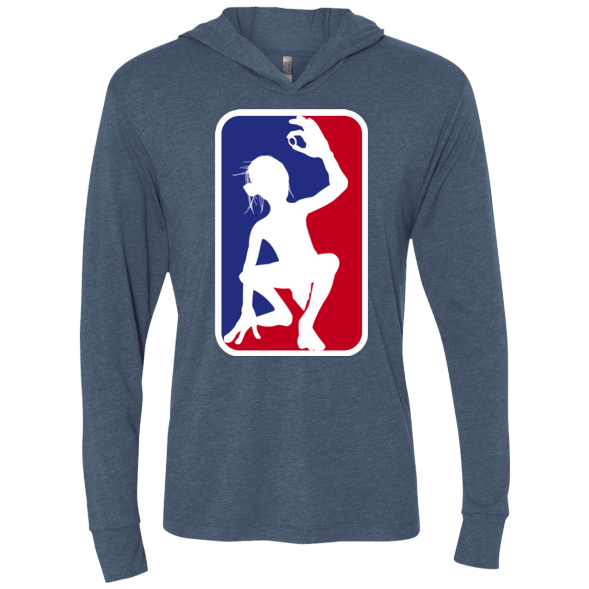 T-Shirts Indigo / X-Small Ring Finders League Triblend Long Sleeve Hoodie Tee