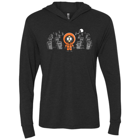 T-Shirts Vintage Black / X-Small RIP Triblend Long Sleeve Hoodie Tee