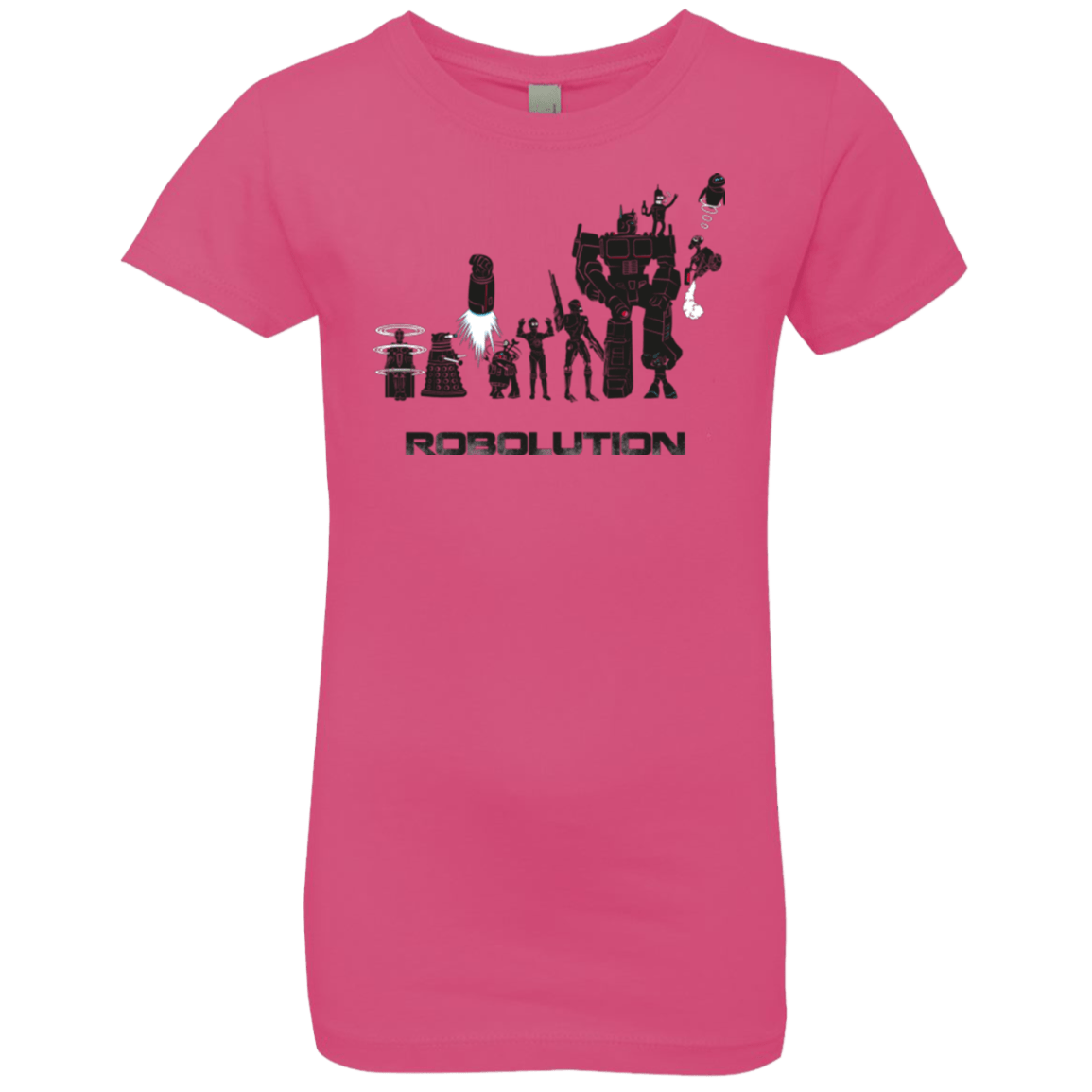 T-Shirts Hot Pink / YXS Robolution Girls Premium T-Shirt