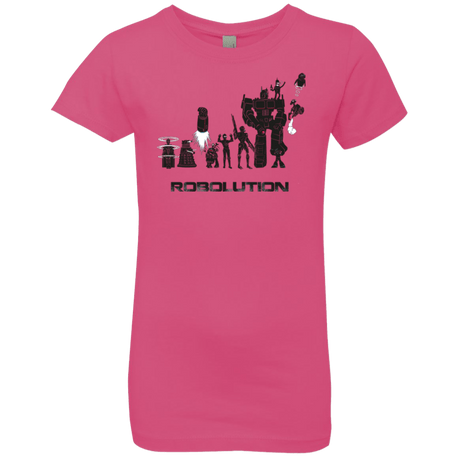 T-Shirts Hot Pink / YXS Robolution Girls Premium T-Shirt