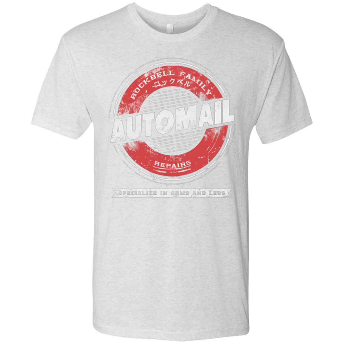 T-Shirts Heather White / Small Rockbell Automail Men's Triblend T-Shirt