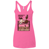 T-Shirts Vintage Pink / X-Small Rockee Sockem Women's Triblend Racerback Tank