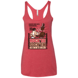 T-Shirts Vintage Red / X-Small Rockee Sockem Women's Triblend Racerback Tank