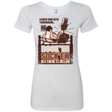 T-Shirts Heather White / Small Rockee Sockem Women's Triblend T-Shirt