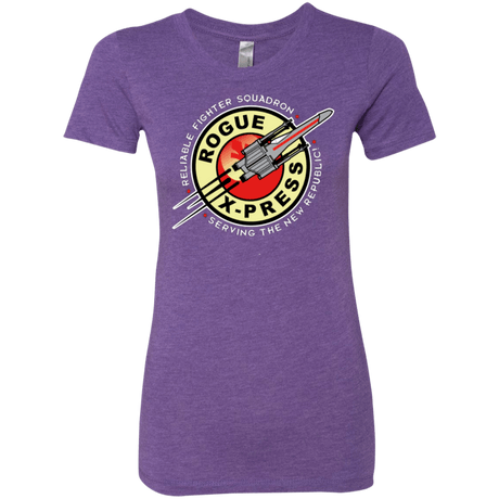 T-Shirts Purple Rush / Small Rogue X-Press Women's Triblend T-Shirt