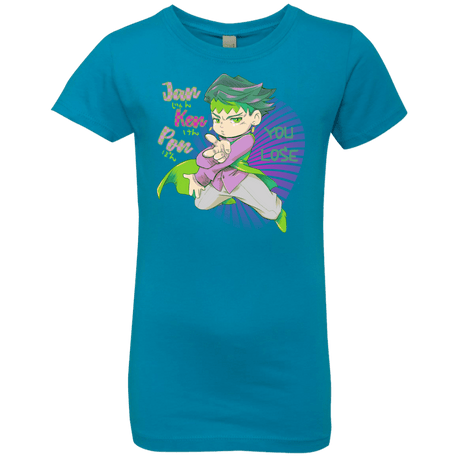 T-Shirts Turquoise / YXS Rohan Kishibe Girls Premium T-Shirt