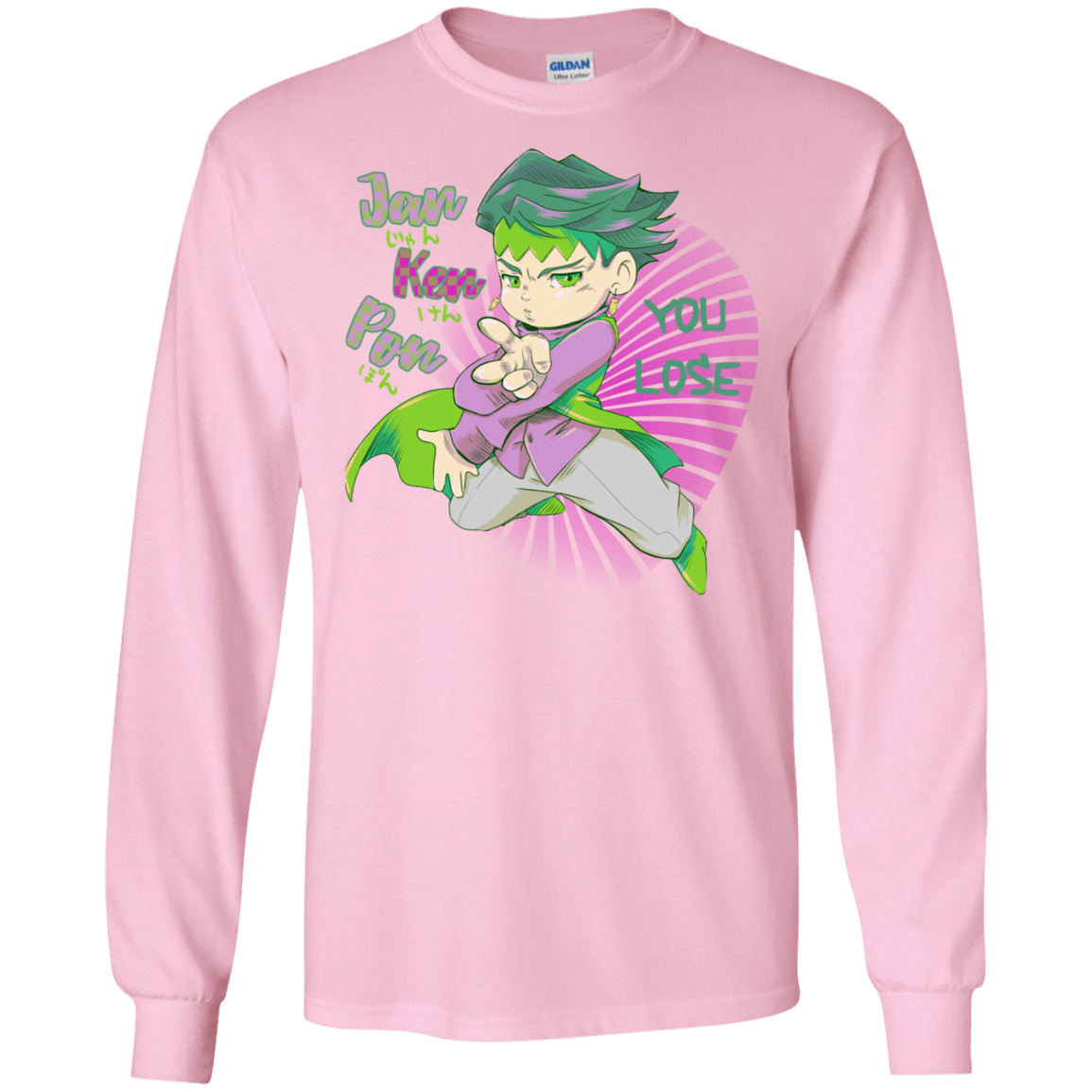 T-Shirts Light Pink / S Rohan Kishibe Men's Long Sleeve T-Shirt