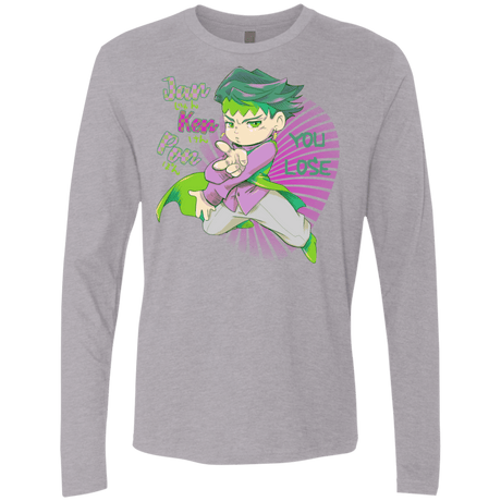 T-Shirts Heather Grey / S Rohan Kishibe Men's Premium Long Sleeve