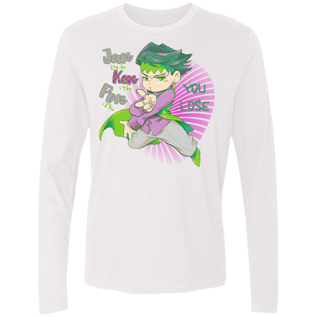 T-Shirts White / S Rohan Kishibe Men's Premium Long Sleeve