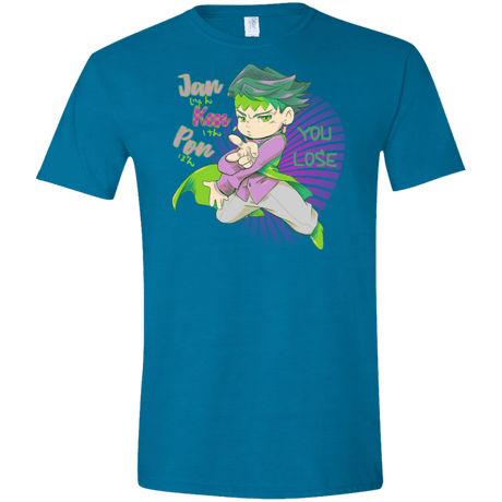 T-Shirts Antique Sapphire / S Rohan Kishibe Men's Semi-Fitted Softstyle