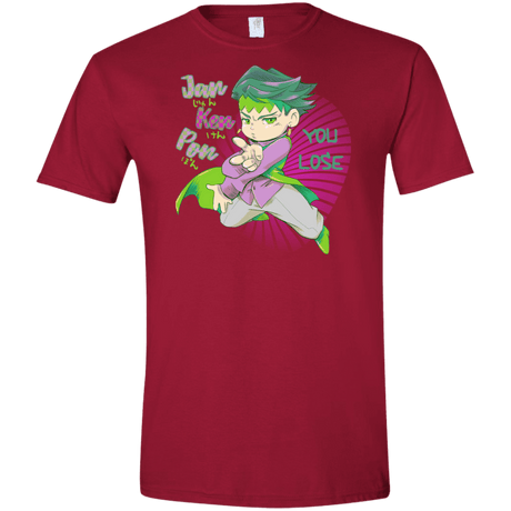 T-Shirts Cardinal Red / S Rohan Kishibe Men's Semi-Fitted Softstyle