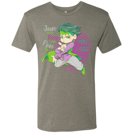 T-Shirts Venetian Grey / S Rohan Kishibe Men's Triblend T-Shirt