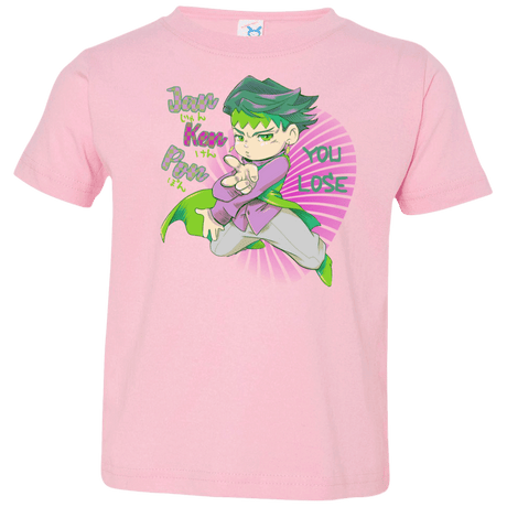 T-Shirts Pink / 2T Rohan Kishibe Toddler Premium T-Shirt