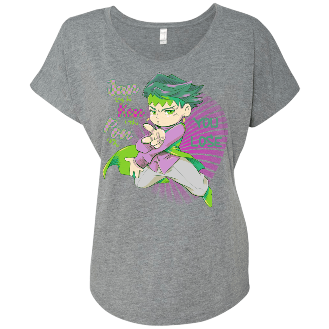 T-Shirts Premium Heather / X-Small Rohan Kishibe Triblend Dolman Sleeve