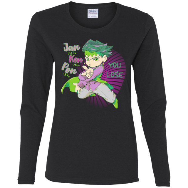 T-Shirts Black / S Rohan Kishibe Women's Long Sleeve T-Shirt