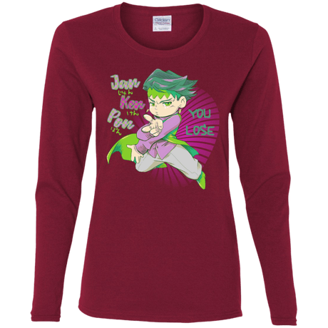 T-Shirts Cardinal / S Rohan Kishibe Women's Long Sleeve T-Shirt