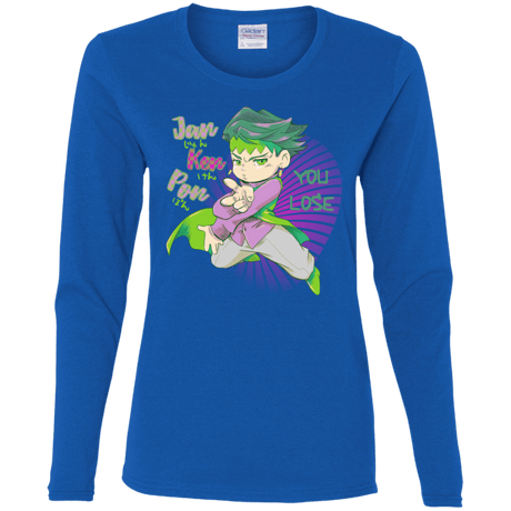 T-Shirts Royal / S Rohan Kishibe Women's Long Sleeve T-Shirt