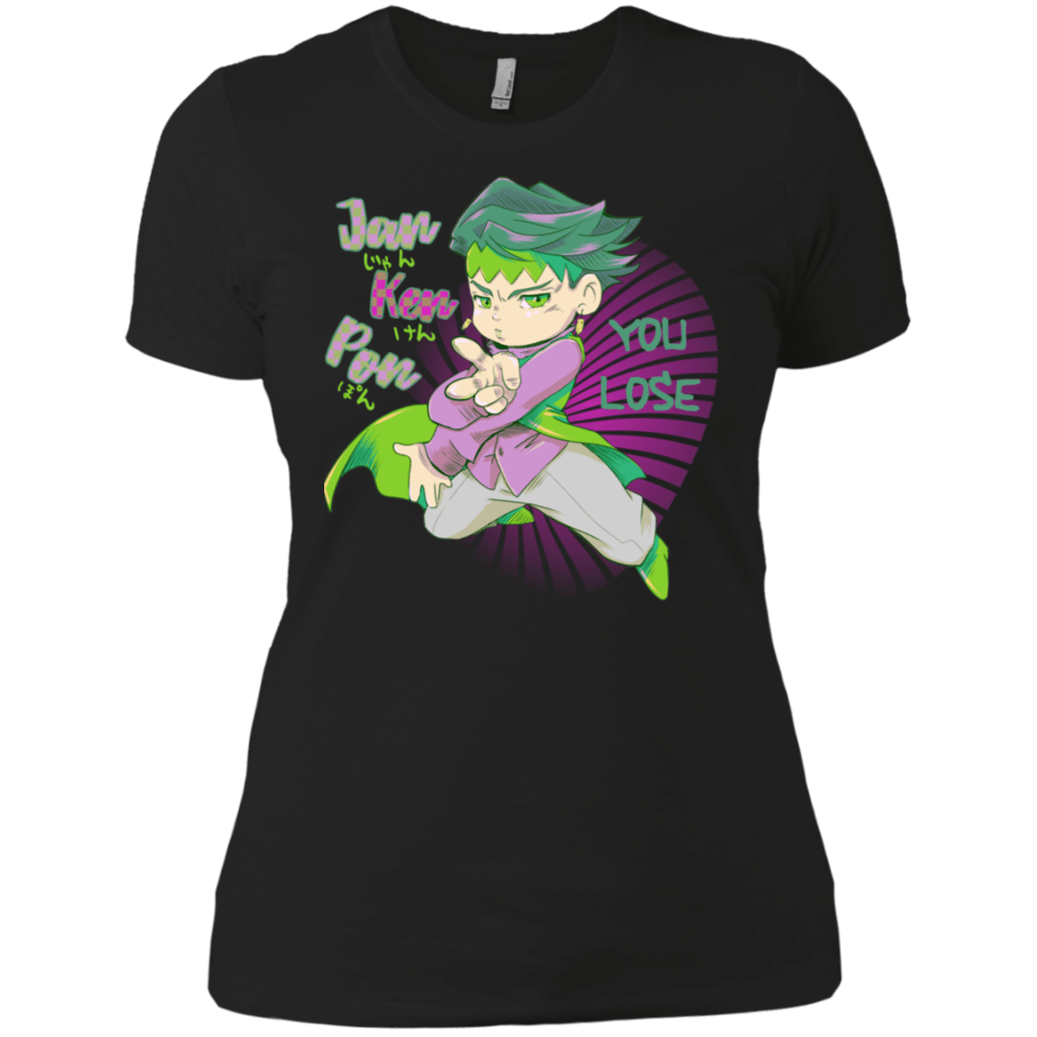 T-Shirts Black / X-Small Rohan Kishibe Women's Premium T-Shirt