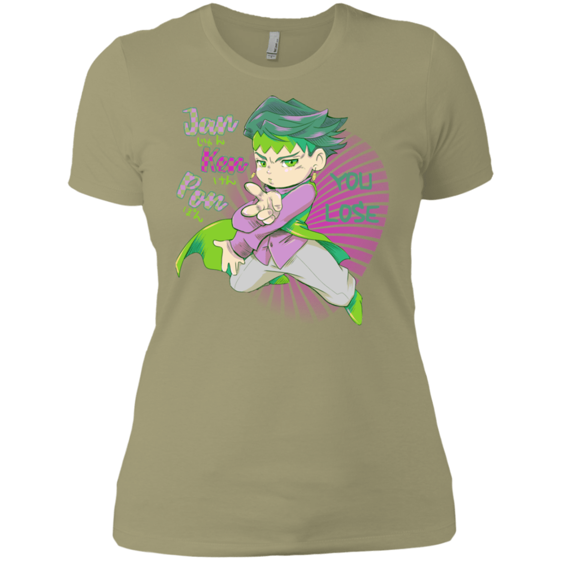 T-Shirts Light Olive / X-Small Rohan Kishibe Women's Premium T-Shirt