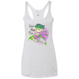 T-Shirts Heather White / X-Small Rohan Kishibe Women's Triblend Racerback Tank