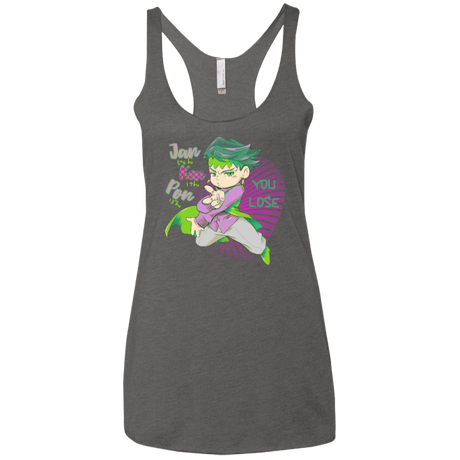T-Shirts Premium Heather / X-Small Rohan Kishibe Women's Triblend Racerback Tank
