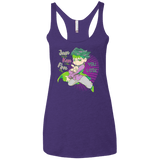 T-Shirts Purple Rush / X-Small Rohan Kishibe Women's Triblend Racerback Tank