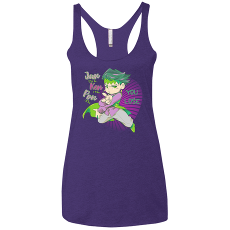 T-Shirts Purple Rush / X-Small Rohan Kishibe Women's Triblend Racerback Tank