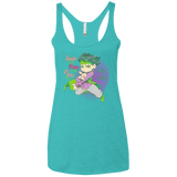 T-Shirts Tahiti Blue / X-Small Rohan Kishibe Women's Triblend Racerback Tank